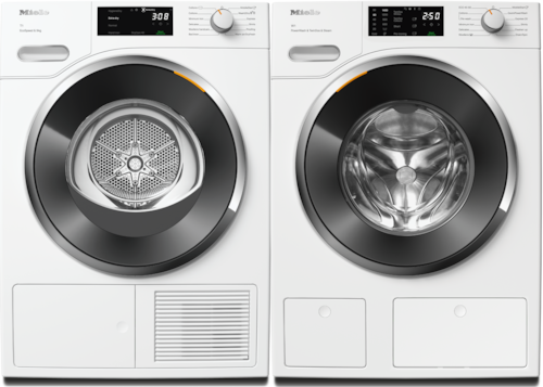 WWG880 WCS PWash & TDos & Steam Washing Machine + TWH780 WP 9KG Heat Pump Tumble Dryer Set product photo Front View2 L