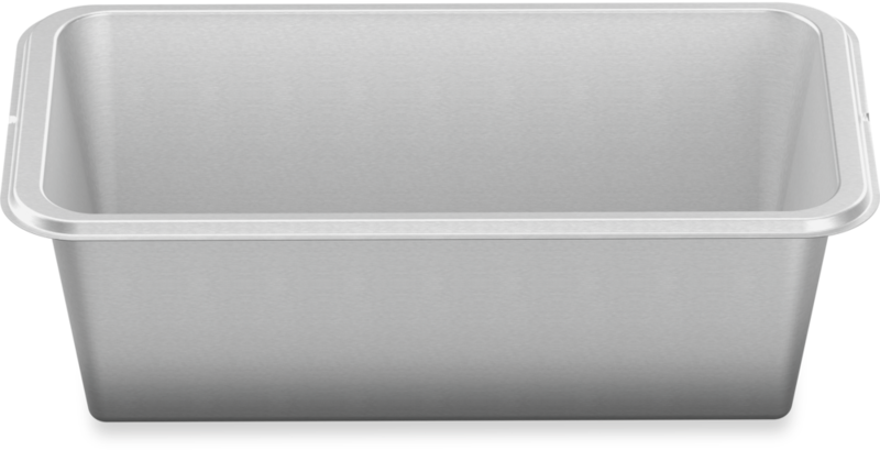 Unperforated steam cooking container Unperforated steam cooking container