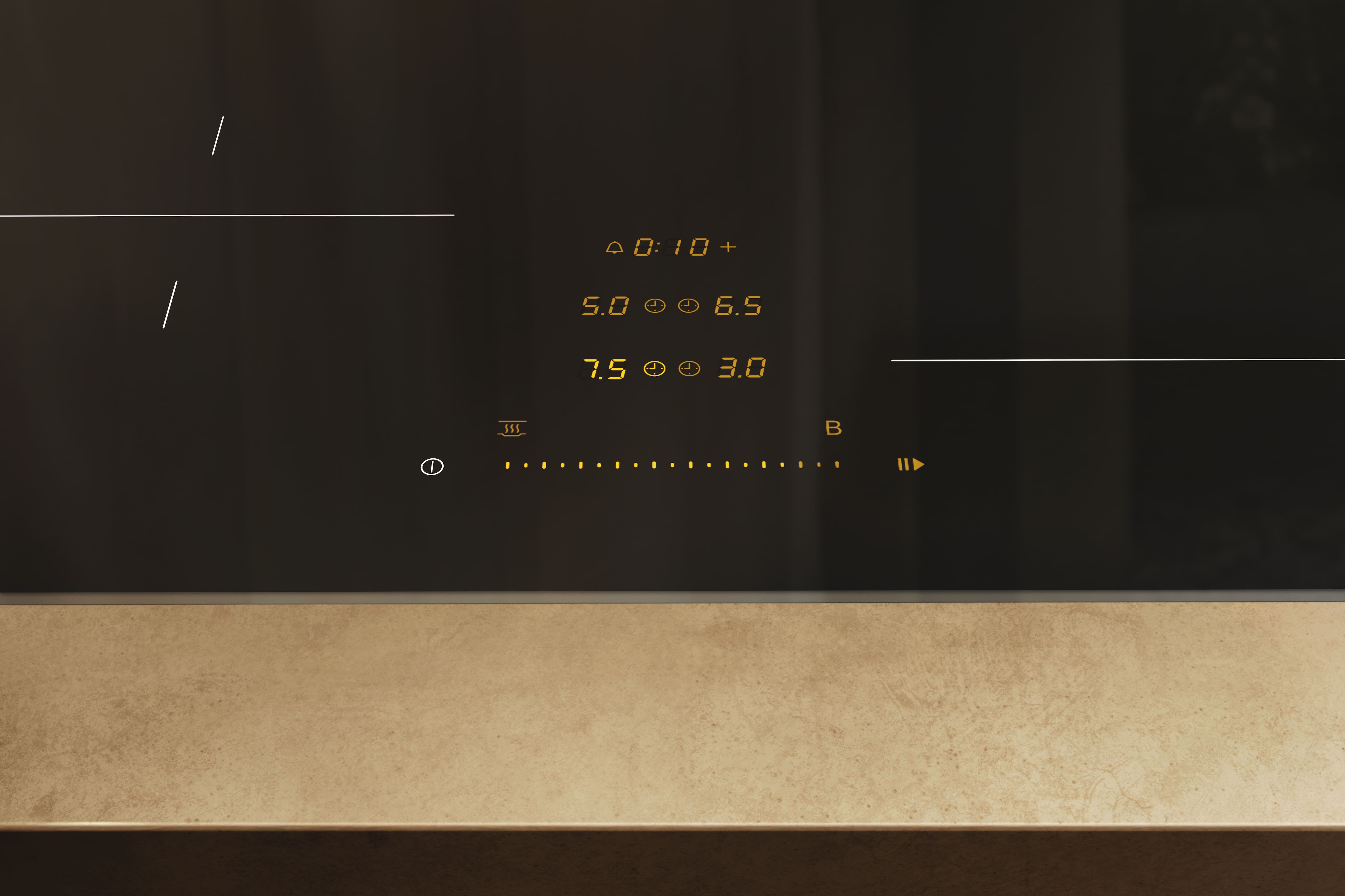 Miele - KM 8463 FX – Kochfelder - 3 Miele - KM 8463 FX – Kochfelder - 3