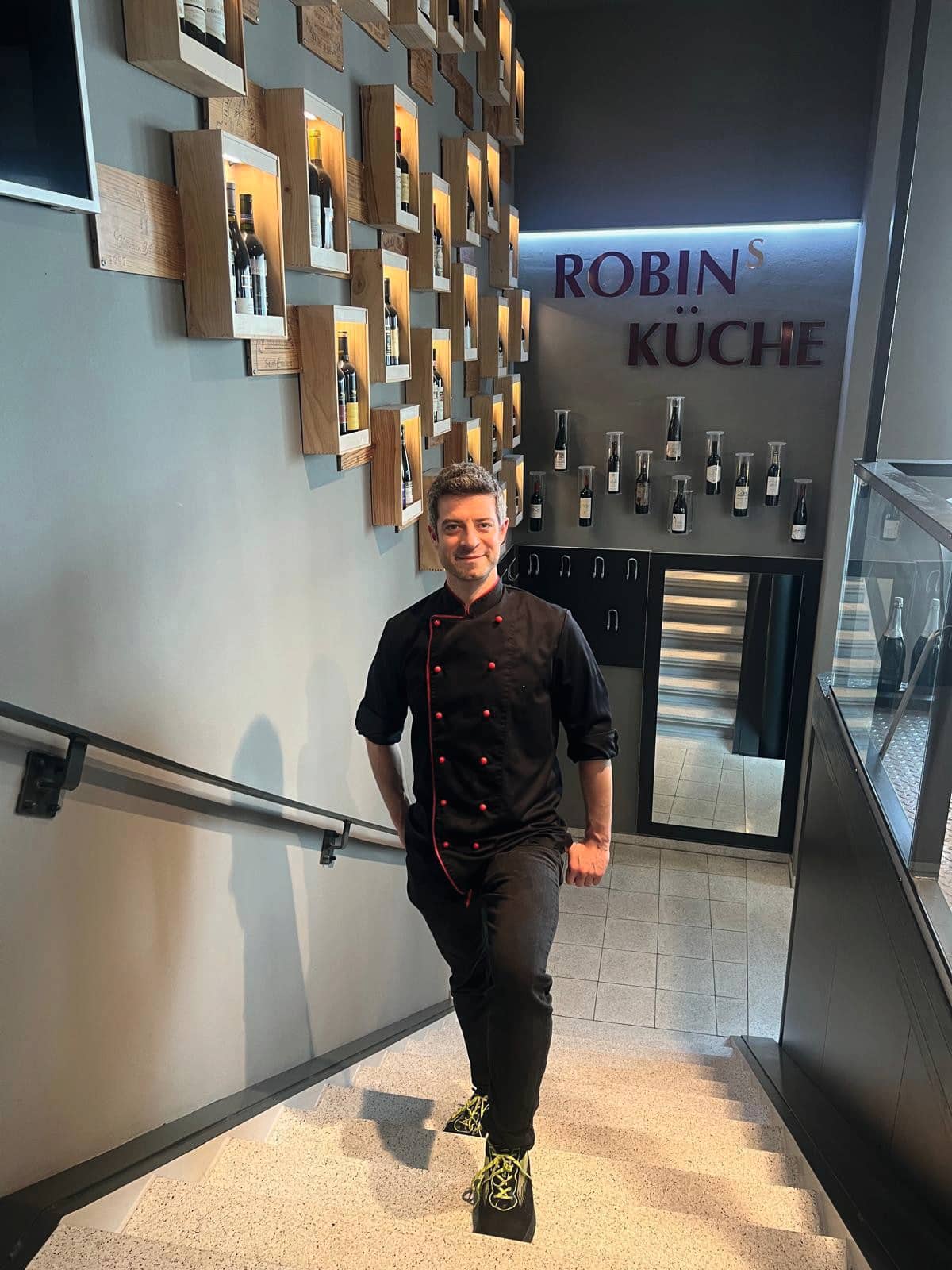 Robin Weiland in seiner Kochschule