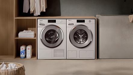 Save 20% off on selected Miele washing machines and tumble dryers.