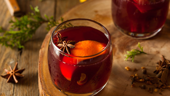 Punch – hot, aromatic, tangy