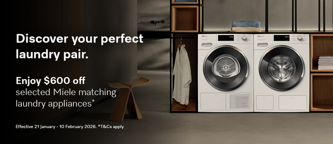 Enjoy up to 20% on selected Miele appliances*