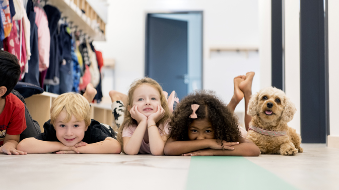 Kita-Kinder im "IdeenReich"