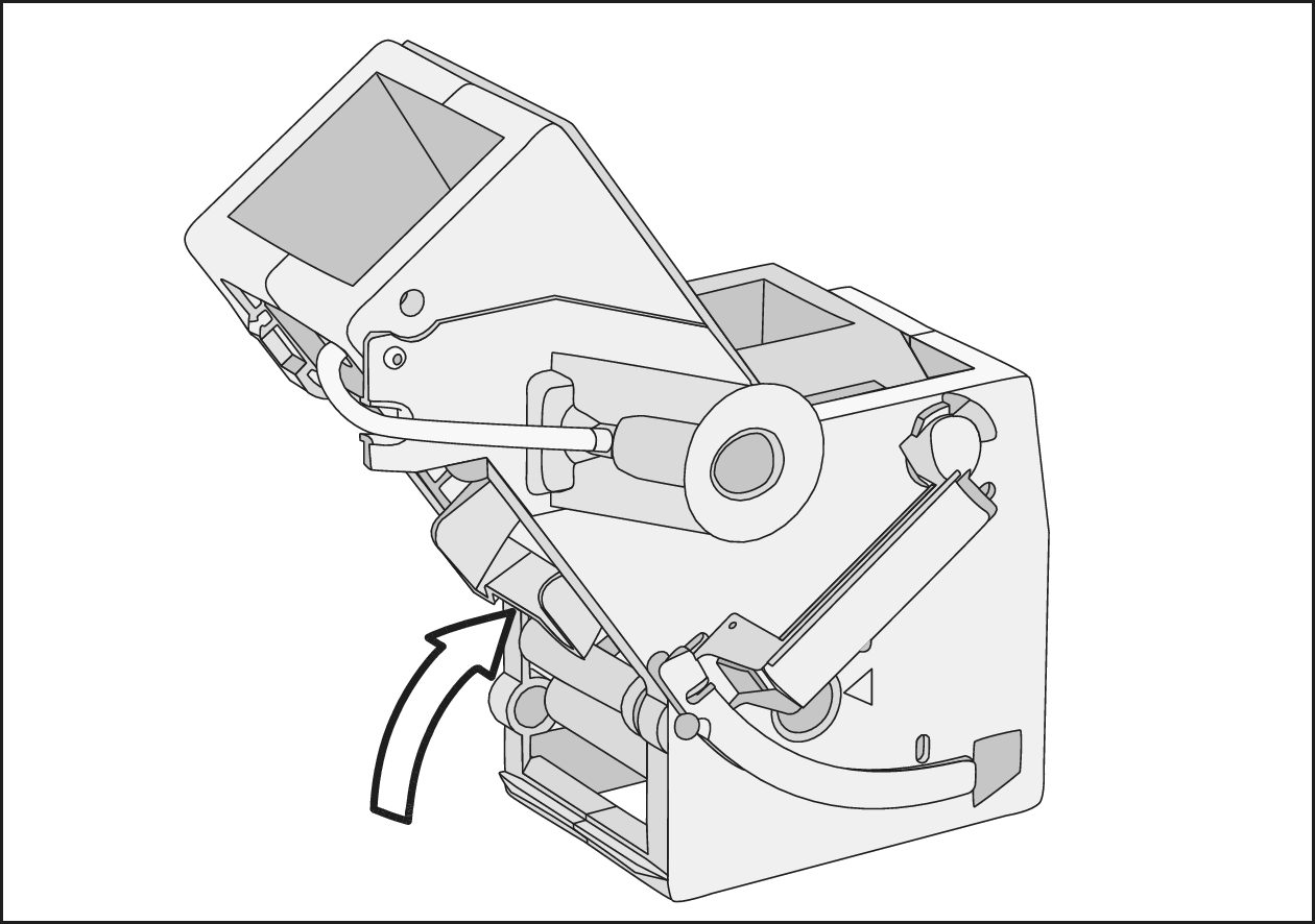 Pushing into start position | Coffee ejector | CVA xxxx coffee machine