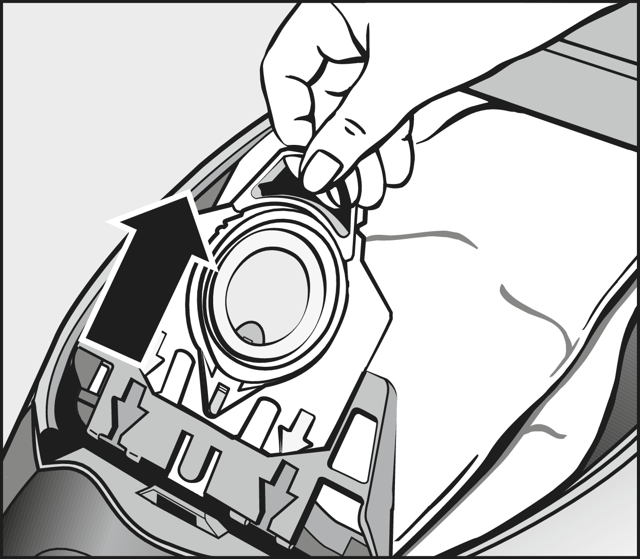 Removing | Vacuum cleaner bag | Vacuum cleaner bag
