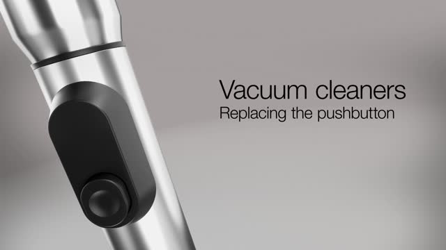 Vacuum cleaners Replacing the pushbutton