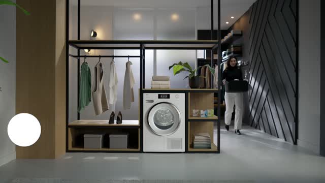 Máquinas de secar roupa - TWR780WP Eco&Steam&9kg Branco lótus - 3