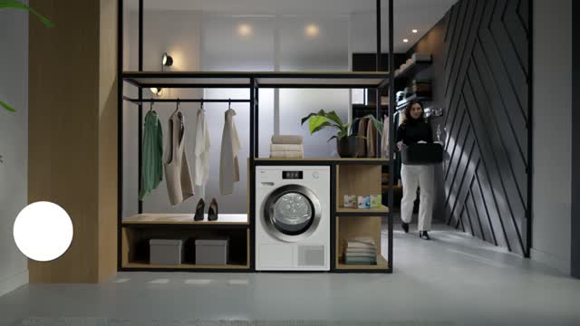 Máquinas de secar roupa - TCR780WP Eco&Steam&9kg Branco lótus - 3
