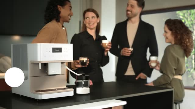Espressomaskiner - CM 6360 MilkPerfection Lotushvid CleanSteelMetallic - 5