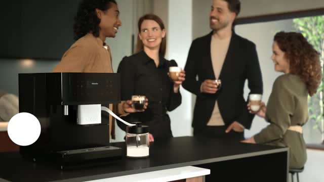 Miele - CM 6560 MilkPerfection Obsidiansvart PF – Kaffemaskiner - 4