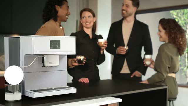 Miele - CM 7350 CoffeePassion brilliant-valkoinen – Kahvikeskukset - 4