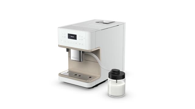 Espressomaskiner - CM 6360 MilkPerfection Lotushvid CleanSteelMetallic - 5