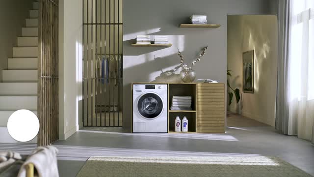 Washing machines - WWB380 WCS 125 Edition Lotus white - 3